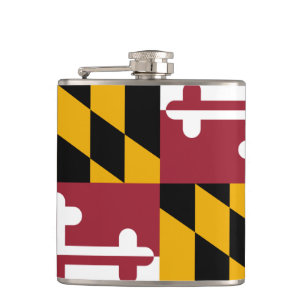 Maryland Flag & reis Maryland Verenigde Staten van Heupfles