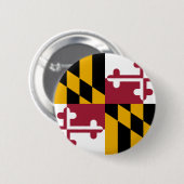 Maryland Flag Ronde Button 5,7 Cm (Voorkant /achterkant)