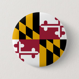 Maryland Flag Ronde Button 5,7 Cm