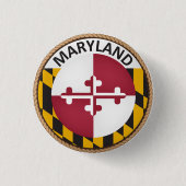 Maryland Flag Seal Button (Voorkant)