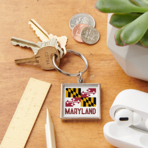 Maryland Flag Sleutelhanger