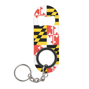 Maryland Flag Sleutelhanger Bottle Opener Mini Flessenopener