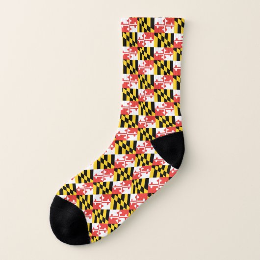 Maryland Flag Sokken - Mannen en vrouwen (Links - buitenkant)