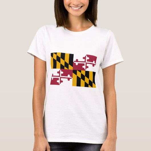 Maryland Flag T-shirt (Voorkant)