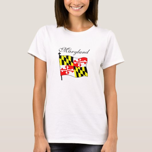 Maryland Flag T-shirt (Voorkant)