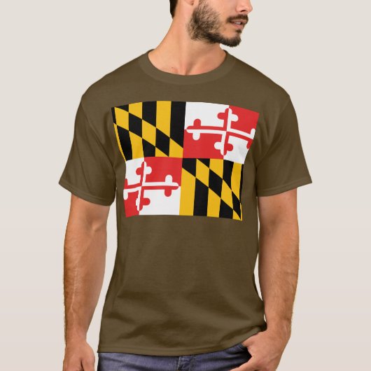 Maryland Flag T-shirt (Voorkant)