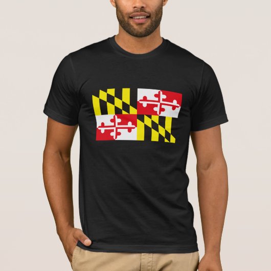 Maryland Flag T-shirt (Voorkant)