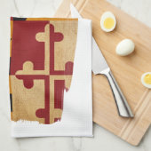 Maryland Flag Theedoek (Quarter Fold)