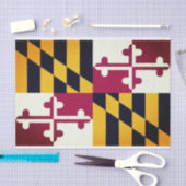 Maryland Flag Tissue Paper Tissuepapier (Craft)