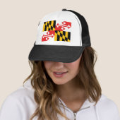 Maryland Flag Trucker Pet (In situ)