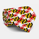 Maryland Flag Verenigde Staten Stropdas (Opgerold)