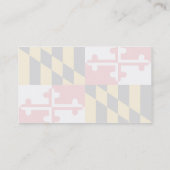 Maryland Flag Visitekaartje (Achterkant)