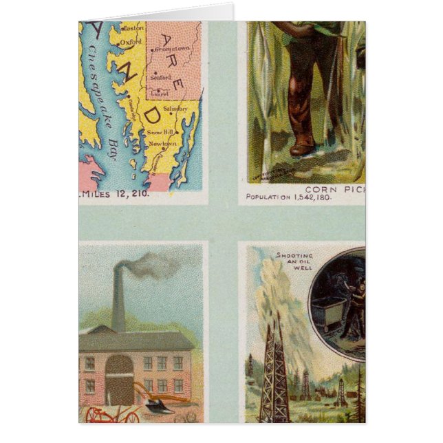 Maryland, Georgia, Illinois, Pennsylvania (Voorkant)