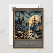 Maryland | Gotische kunst Briefkaart (Voorkant / Achterkant)