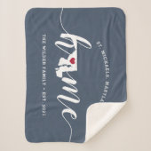Maryland Home State Personalized Sherpa Deken (Voorkant)