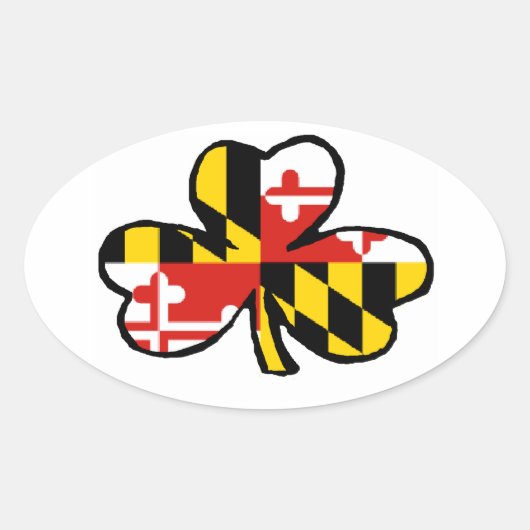 Maryland Irish Sticker (Voorkant)