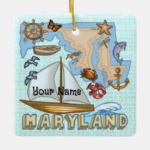 Maryland Keramisch Ornament