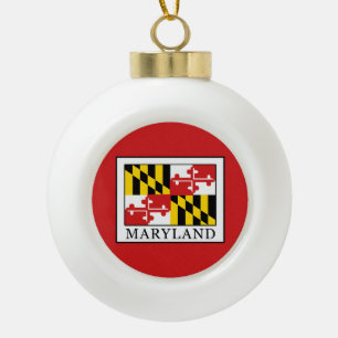 Maryland Keramische Bal Ornament