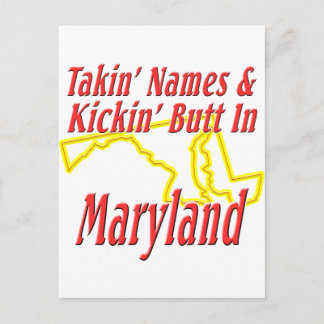 Maryland - Kickin' Butt Briefkaart