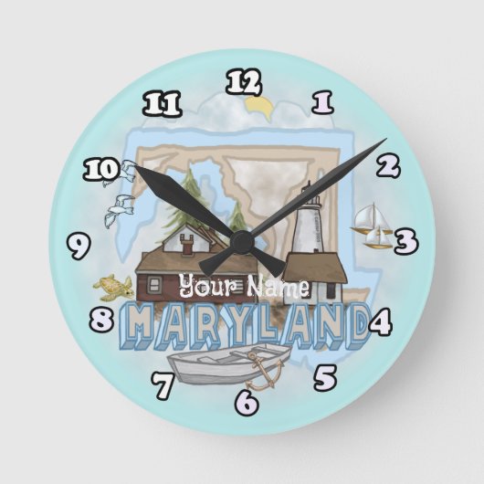 Maryland Lighthouse klok (Voorkant)