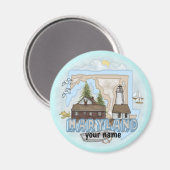 Maryland Lighthouse magneet (Voorkant / Achterkant)