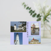 Maryland Lighthouses Briefkaart (Staand voorkant)