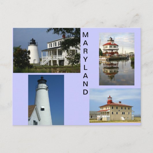 Maryland Lighthouses Briefkaart (Voorkant)