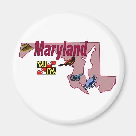 Maryland Magnet Magneet (Voorkant)