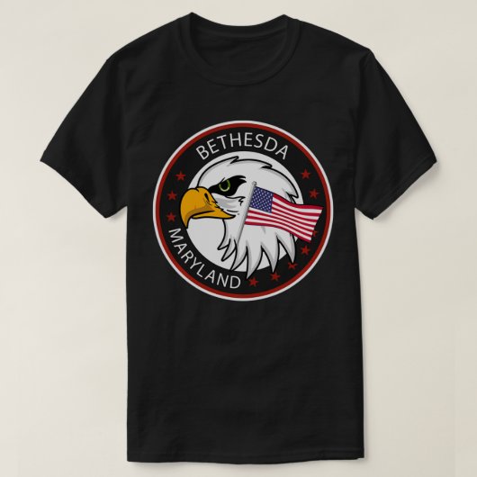 Maryland Md Bethesda 1 T-shirt (Design voorkant)