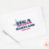 Maryland Mijn thuisstaat Sticker (Envelop)