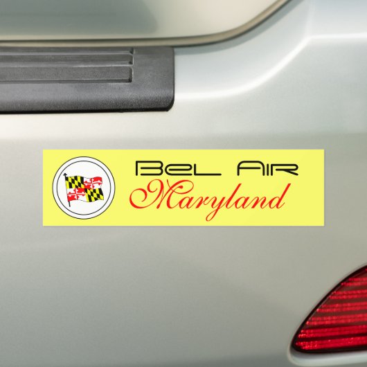 MARYLAND, MISC. STAD BUMPERSTICKER (Op auto)