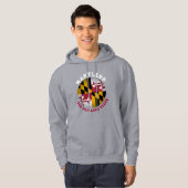 MARYLAND OLD LINE STATE FLAG HOODIE (Voorkant volledig)