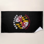 MARYLAND OLD LINE STATE FLAG STRANDLAKEN (Voorkant)