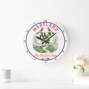 Maryland Old Line State Vogels Grote Klok