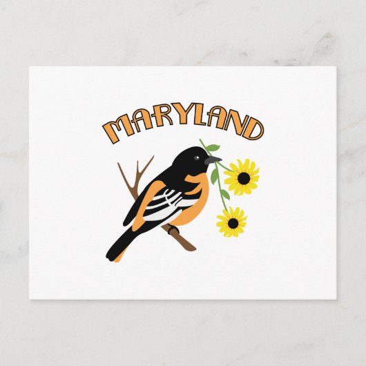Maryland Oriole Briefkaart (Voorkant)