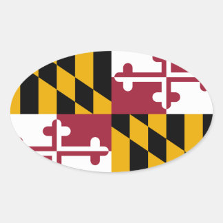 Maryland Oval autocollant