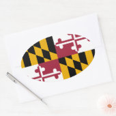 Maryland Oval autocollant (Enveloppe)