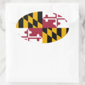 Maryland Oval autocollant (Sac)