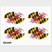 Maryland ovale sticker (Vel)
