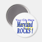 Maryland Rocks! Magneet (Voorkant / Achterkant)