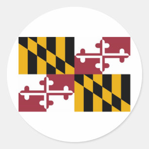 Maryland Ronde Sticker