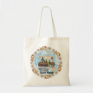 Maryland Shells vuurtoren Tote Bag