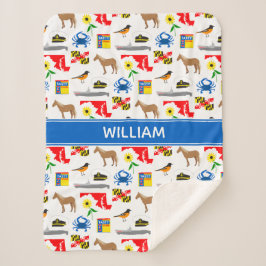 Maryland Sherpa Blanket Sherpa Deken