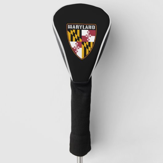 Maryland Shield Golfheadcover (Voorkant)