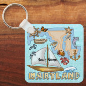 Maryland Sleutelhanger (Voorkant)