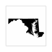 Maryland Solid Rubber Art Stamp Rubberstempel (Afrduk)