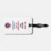 Maryland staat gepersonaliseerde cadeau idee Bagag Bagagelabel (Achterkant horizontaal)