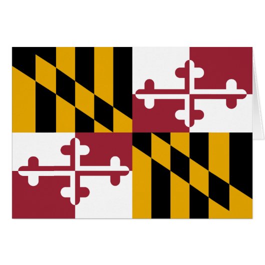 Maryland Staatsvlag (Voorkant Horizontaal)