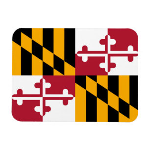Maryland Staatsvlag Ontwerp Decoratie Magneet