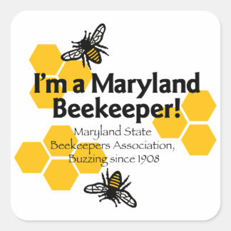 Maryland State Beekeepers Association Sticker